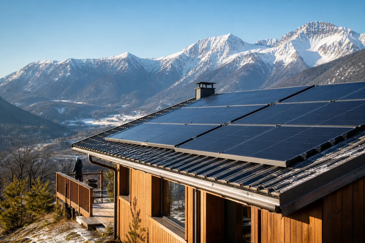 Altitude et photovoltaïque à Guillestre (1 000 m) : un rendement dopé par le froid