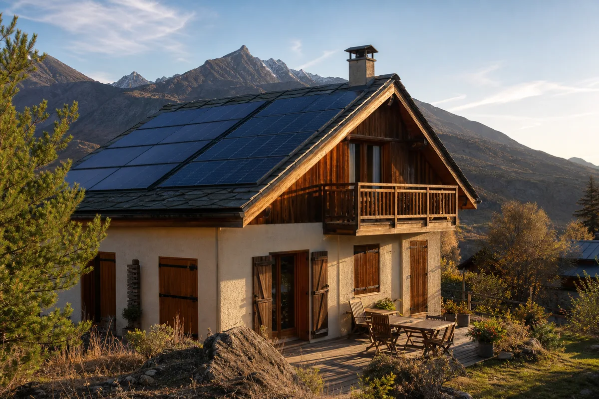 Résidence secondaire à Guillestre : le solaire quand on n'est pas là