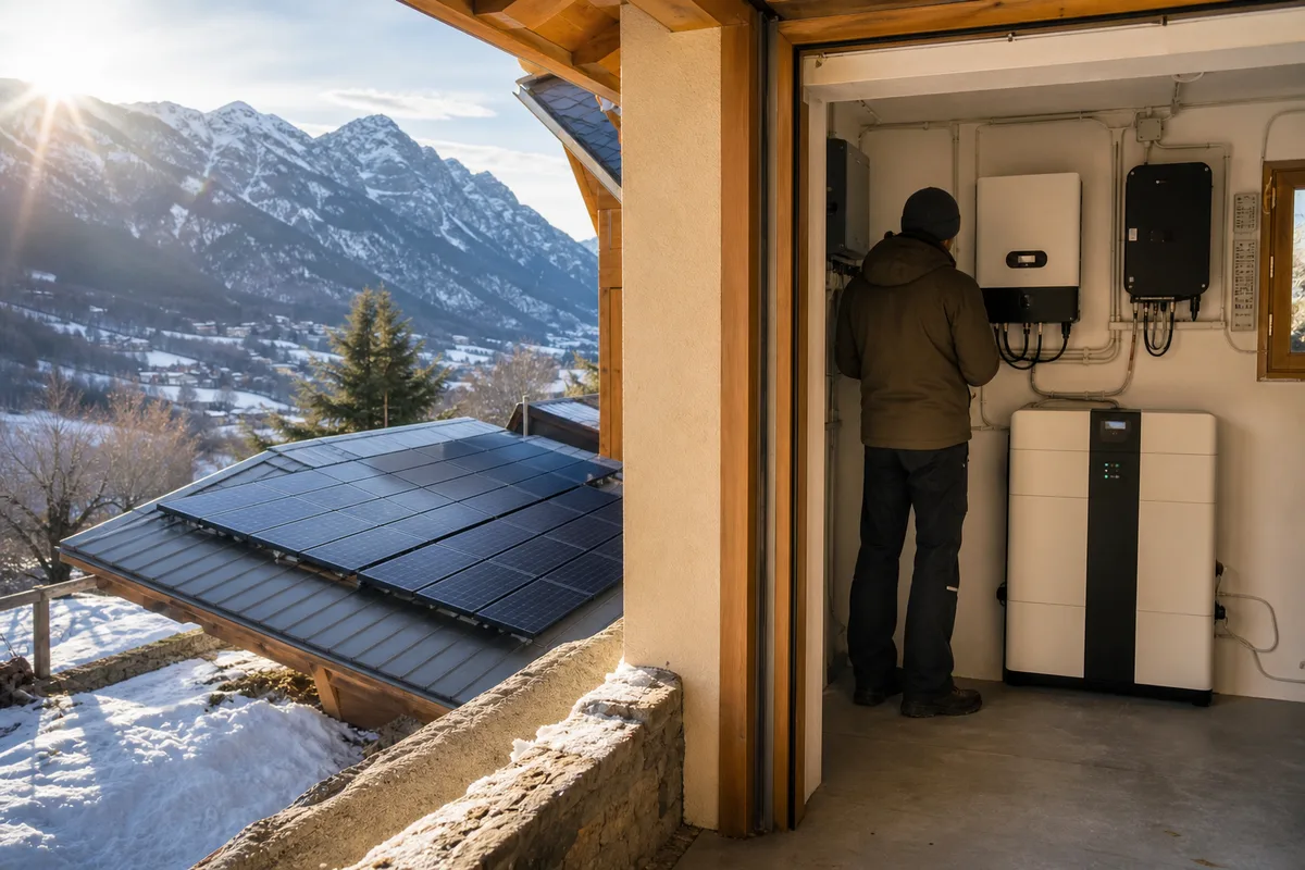 Batterie et autoconsommation à Guillestre