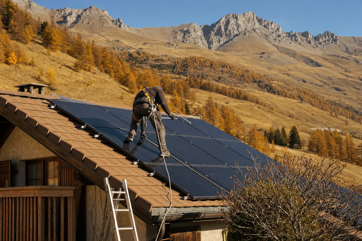 Installation de panneaux photovoltaïques à Guillestre
